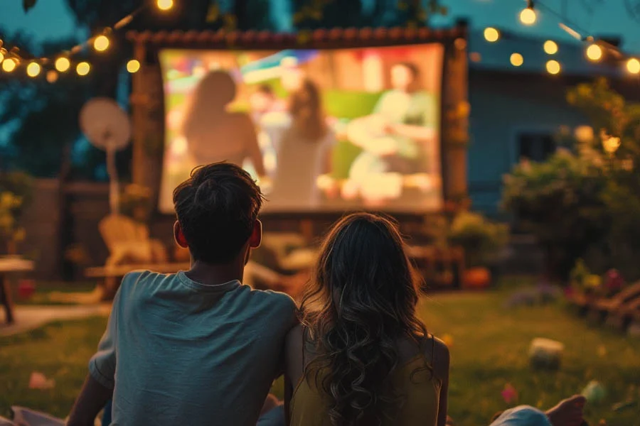 affordable outdoor projectors