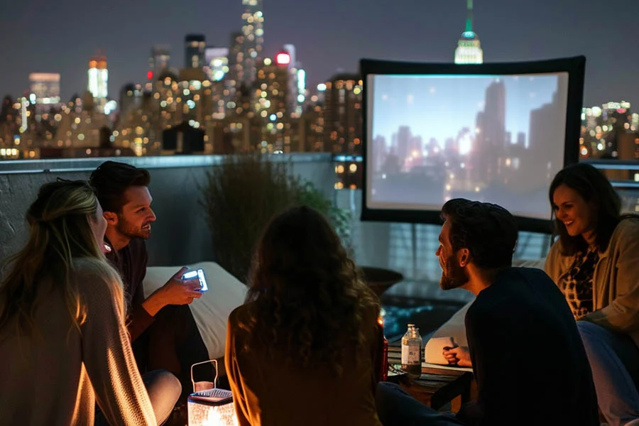 affordable outdoor projectors