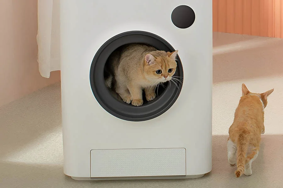 self-cleaning cat litter boxes